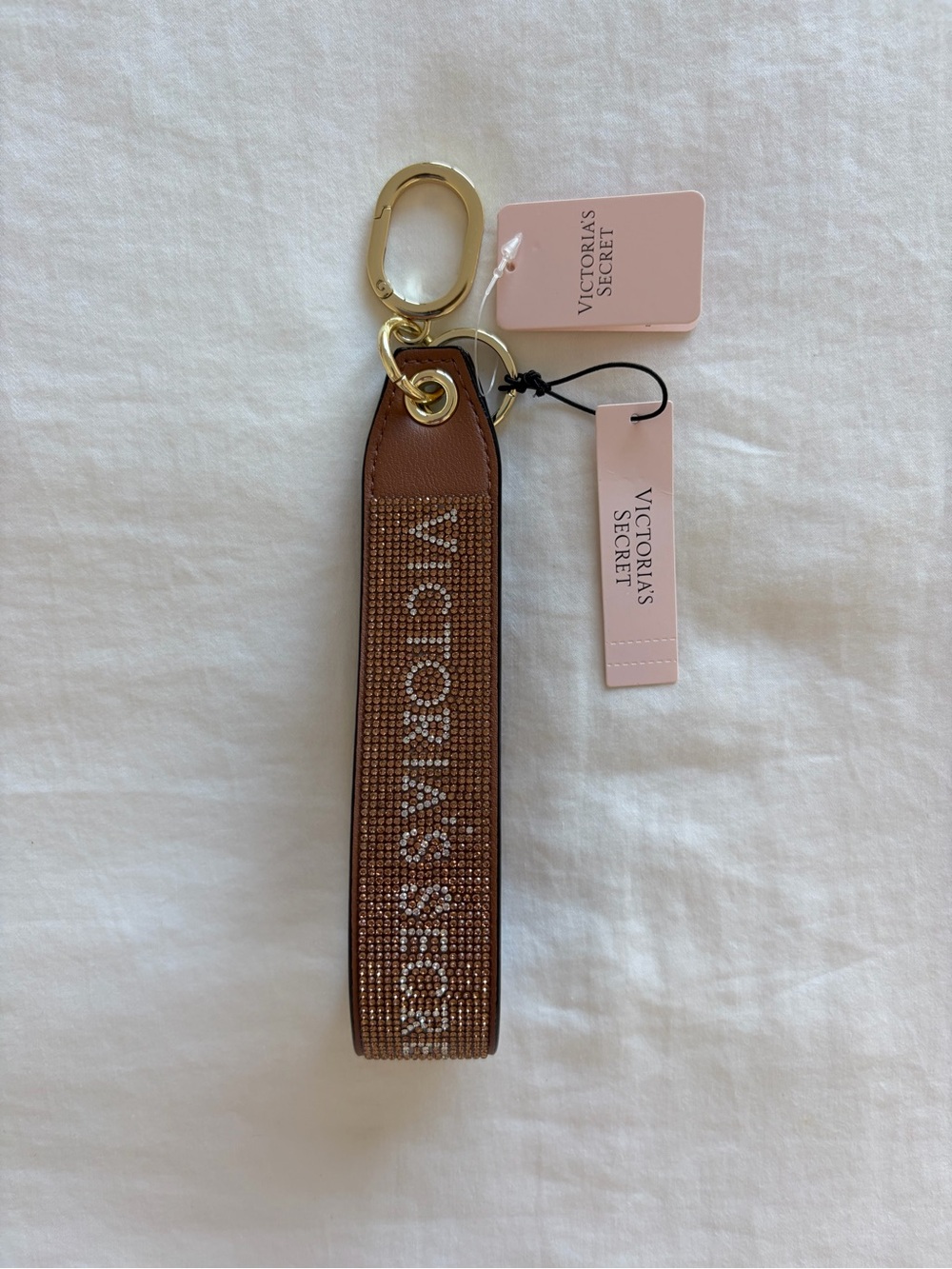 Victoria's Secret wristlet strap keychain